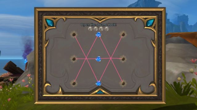 Puzzle in World of Warcraft.