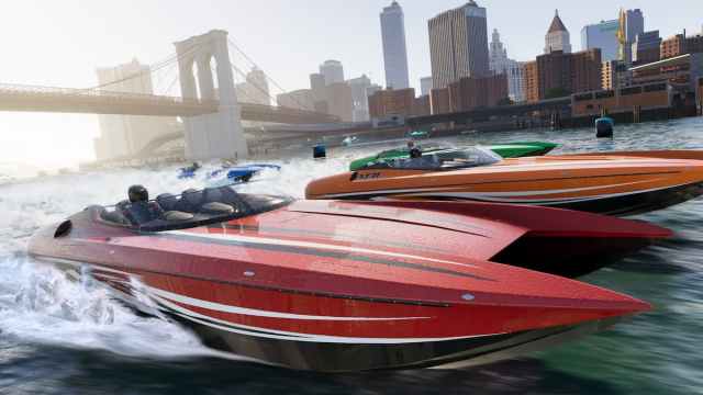 Boats racing in The Crew 2