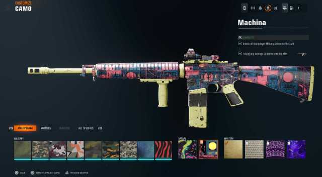 XM4 Special camo in Black Ops 6.