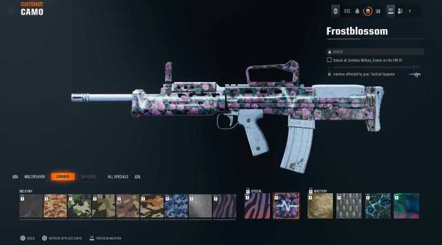 GPR 91 Special camo in Black Ops 6.