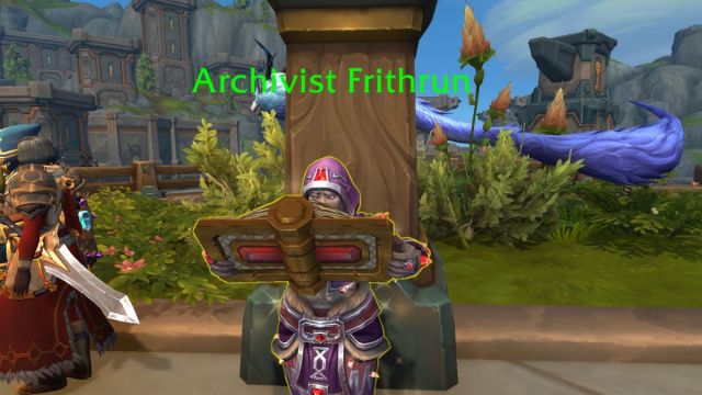 Archivist Frithrun in World of Warcraft.