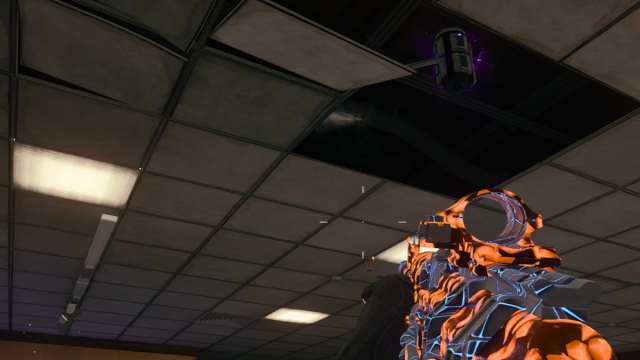 An LTG device part located inside the ceiling in Black Ops 6 Zombies.