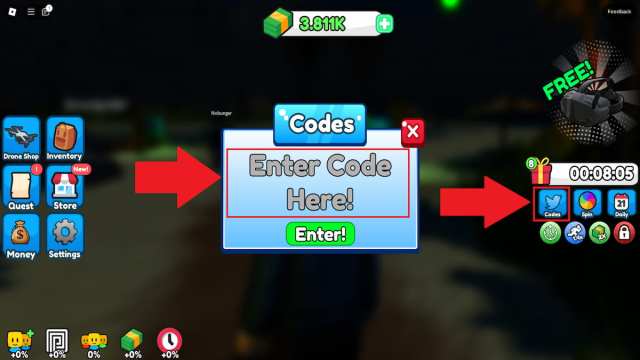 How to redeem Drone Simulator codes