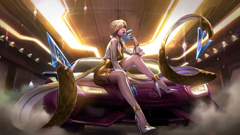 Picture showing Evelynn's KDA skin in League of Legends.