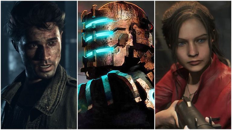 Mike from Until Dawn, Isaac Clark from Dead Space, Claire Redfield from Resident Evil 2