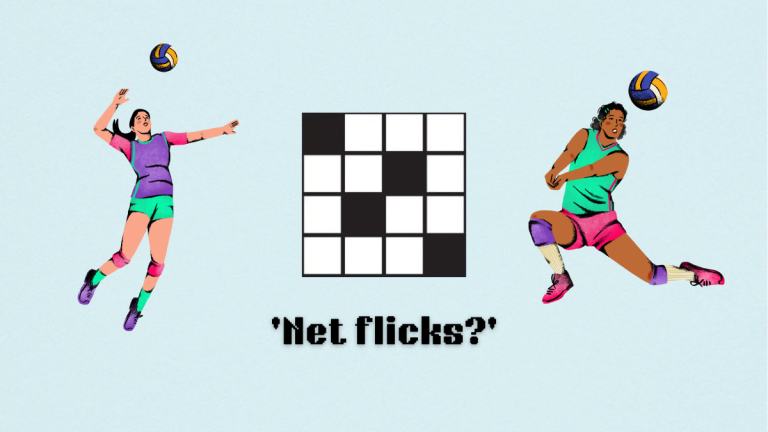 Picture showing the Net flicks clue cover in today’s NYT Mini Crossword.