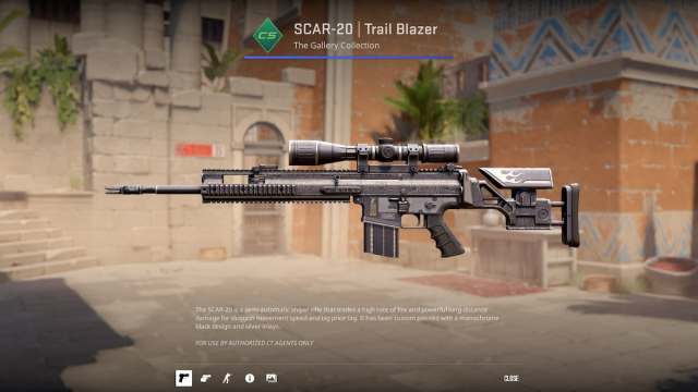 CS2 SCAR-20 Trail Blazer skin preview