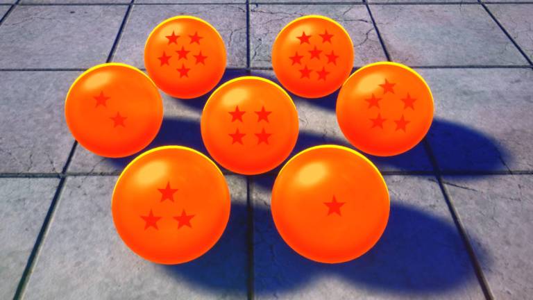 Dragon Ball Sparking Zero Dragon Balls: all seven of the orange star balls in one place.