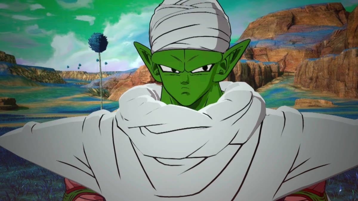 Dragon Ball Sparking Zero Piccolo branching paths: Piccolo is dressed in his holy robes.