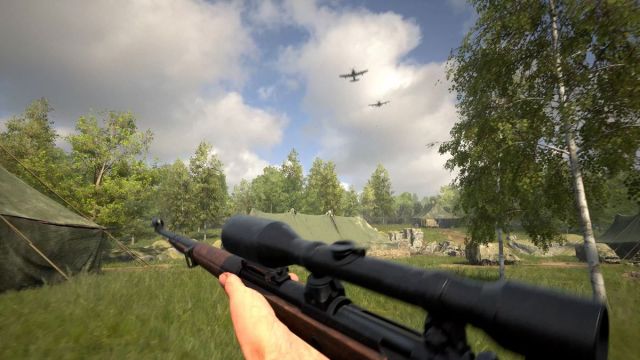 Hell Let Losse sniper with planes in front