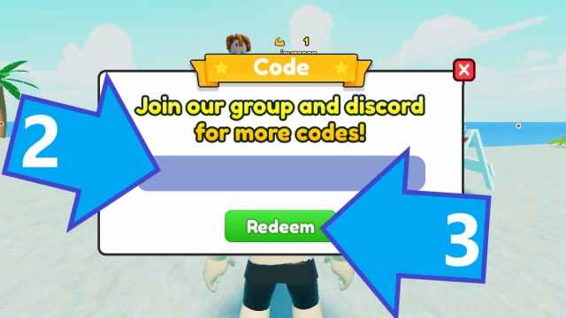 How to redeem Be a Strongman codes.