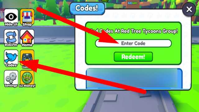 How to redeem codes in Sandwich Restaurant Tycoon