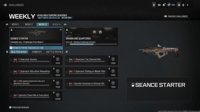 Seance Starter challenges in MW3 and Warzone