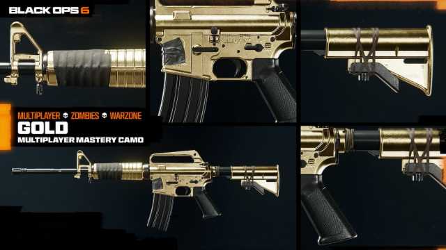 Gold camo in Black Ops 6