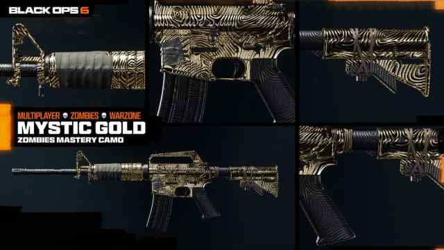 Mystic Gold camo in Black Ops 6