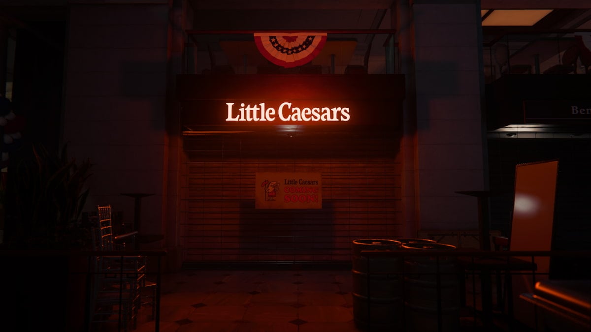 Call of Duty Little Caesars closed storefront