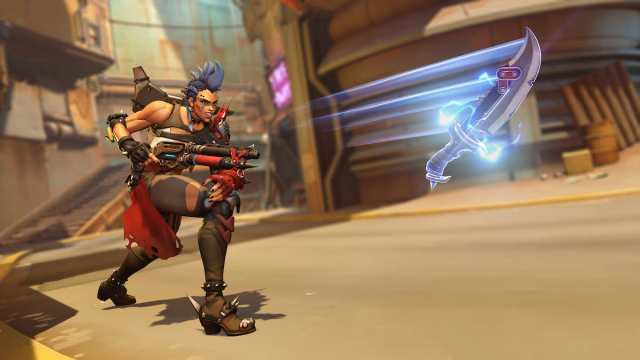 Junker Queen runs forward in Overwatch 2