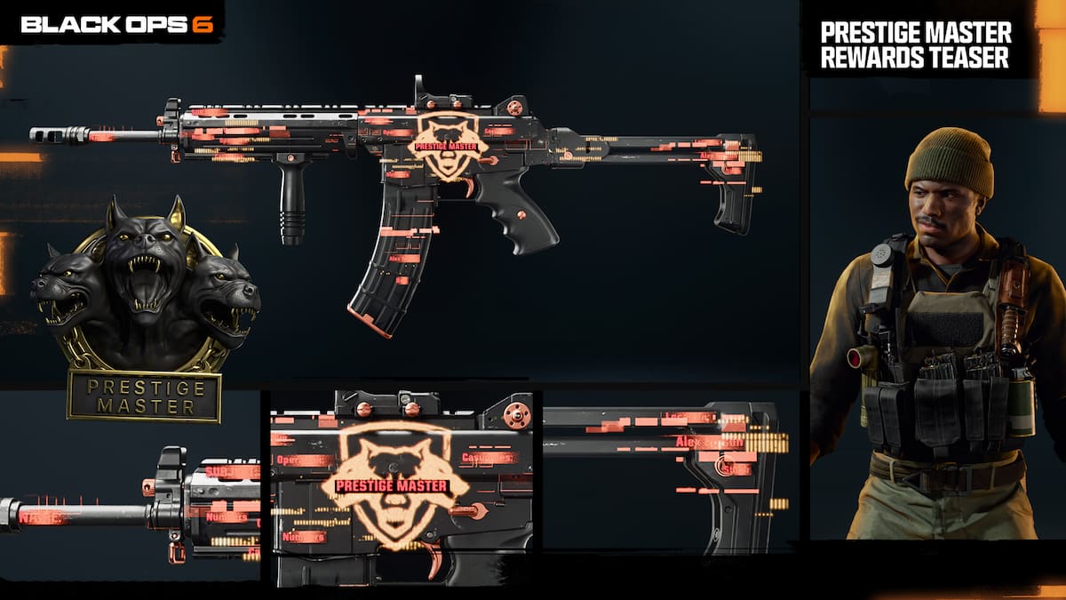 Prestige Master rewards teaser in Black Ops 6.