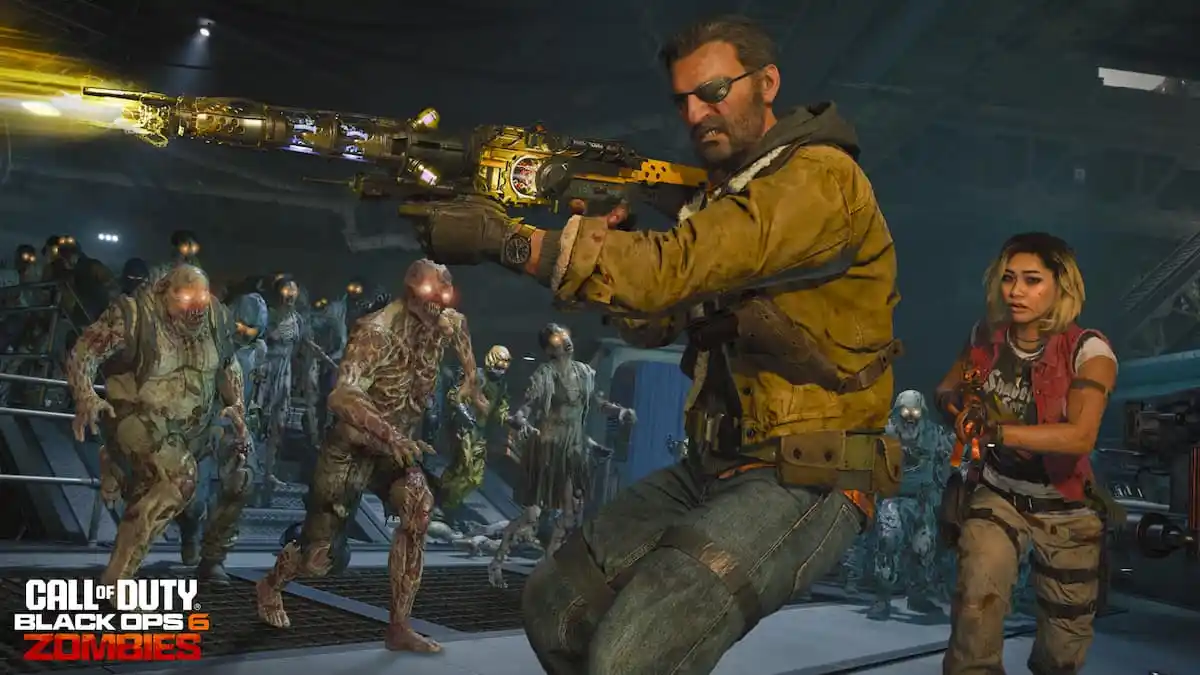 Weaver with a cool-looking gun in Black Ops 6 Zombies