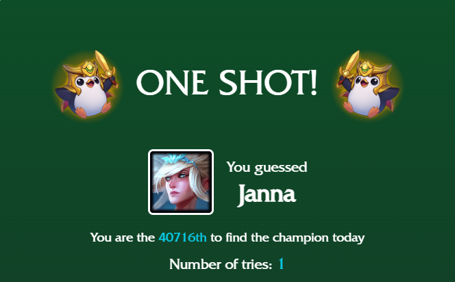 one shot janna loldle quote