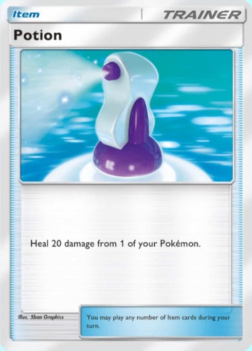 Pokémon TCG Pocket Potion card.