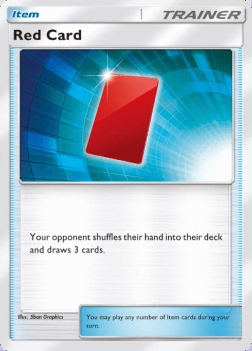 Pokémon TCG Pocket Red Card card.