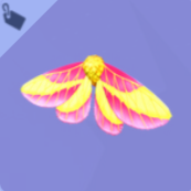 Rosy Maple Moth wings in Disney Dreamlight Valley.