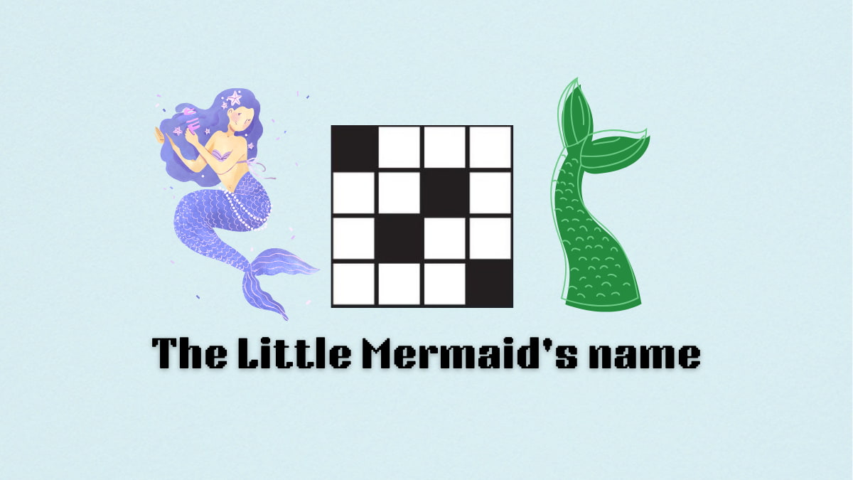 The Little Mermaid's name clue for the NYT Mini Crossword.