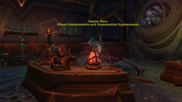 Venom Dahn vendor in World of Warcraft.