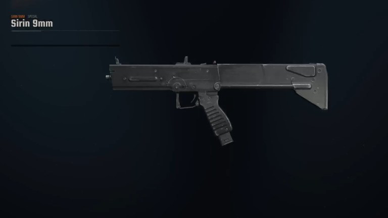 A preview of the Sirin 9mm weapon in Black Ops 6.