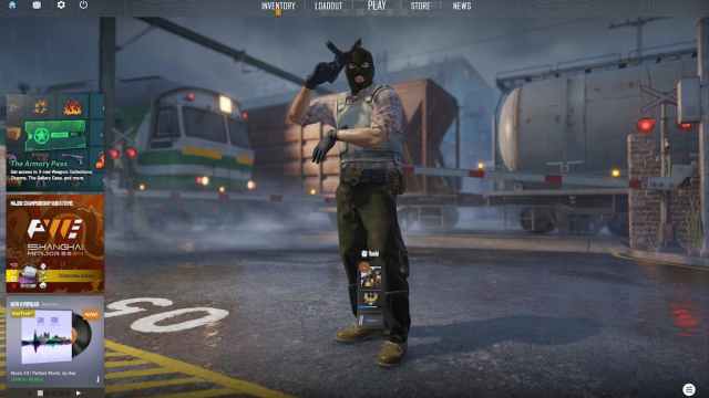 CS2's Menu after launching the game.