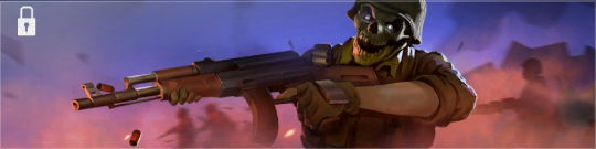 A skeleton holding an assault rifle in a Black Ops 6 Calling Card