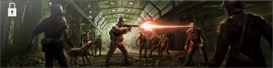 A soldier surrounded by Zombies in a Black Ops 6 Calling Card