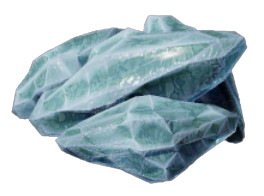 A chunk of ice with jagged edges from Enshrouded.