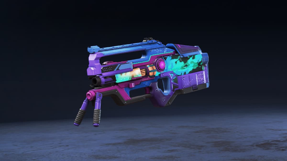 The Ectoplasmic Redcutor skin for the L-Star gun in Apex Legends.