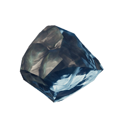 Obsidian from Enshrouded, represented by a jagged small rock.