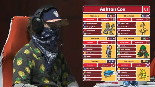 Ashton Cox's Pokémon team at LAIC.