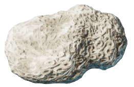 Raw Wool from Enshrouded, a textured ball of white material.