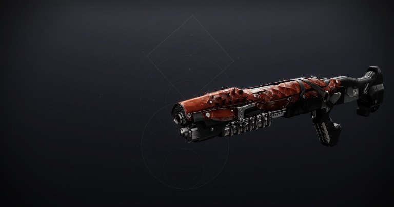 The Scorn-based Scavenger's Fate shotgun, with details styled after Scorn armor.