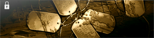 A collection of dogtags on a Black Ops 6 Calling Card