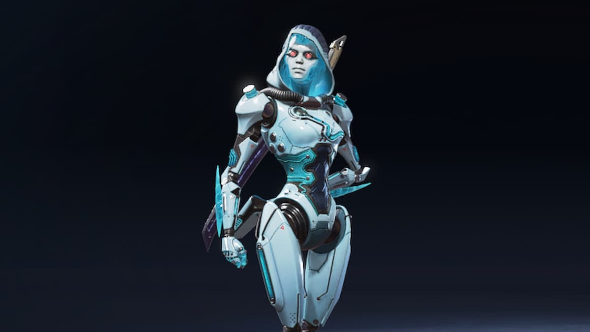 The Frigid Gaze skin for Ash in Apex Legends.