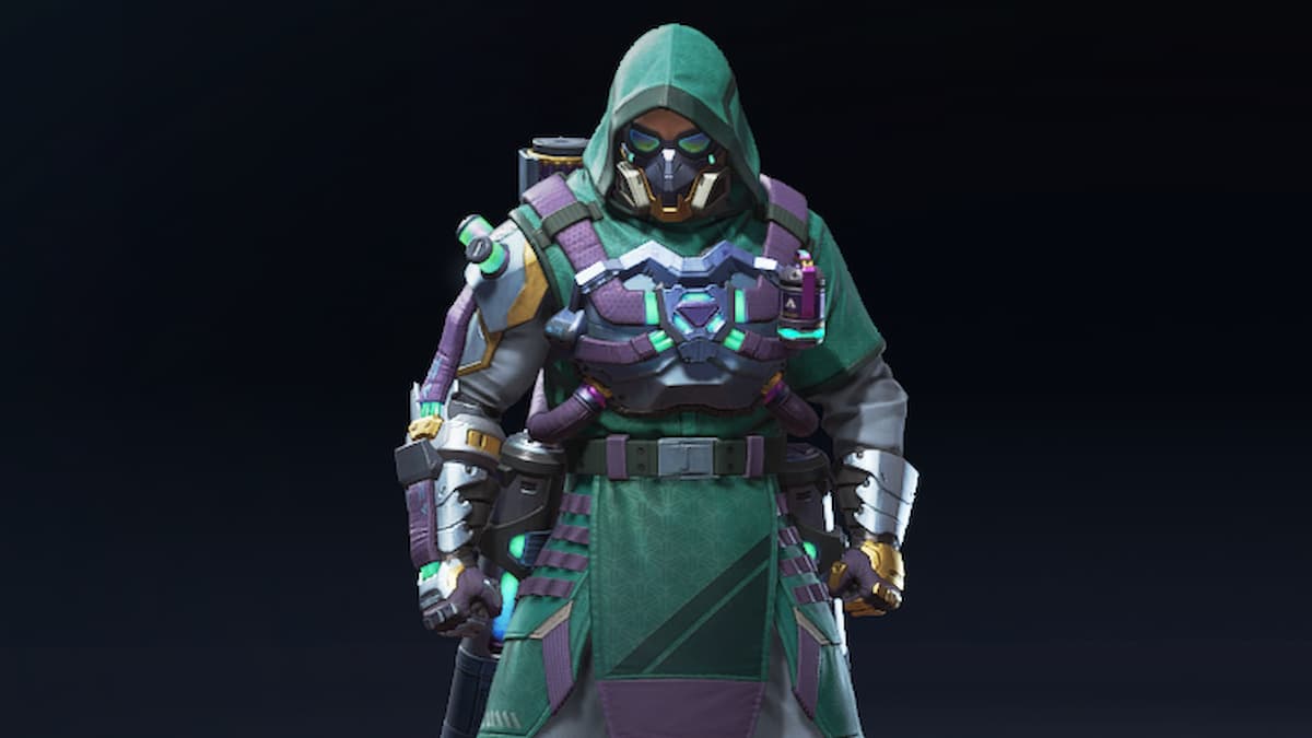 The Toxic Alchemist skin for Caustic in Apex Legends.