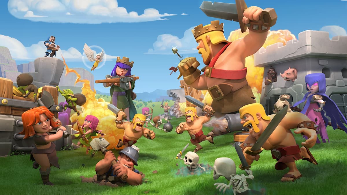 clash of clans loading screen