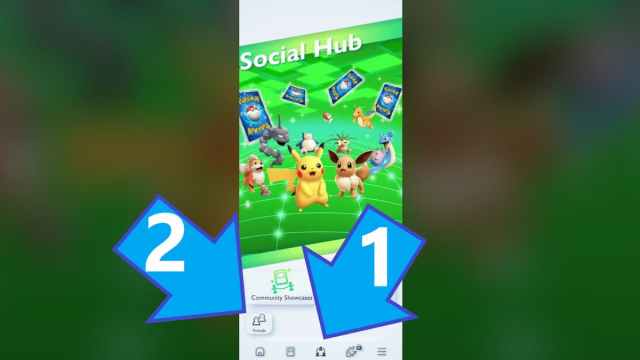 Pokemon TCG Pocket Social Hub and Friends button.