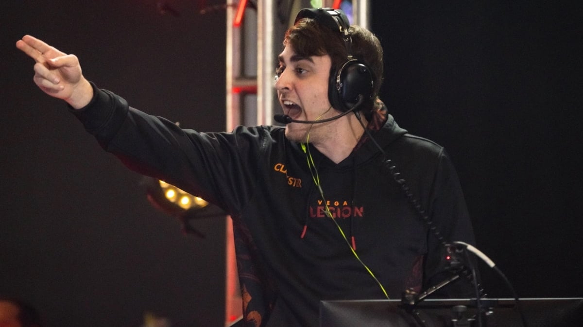 Clayster yelling during a CDL match while with Paris Legion