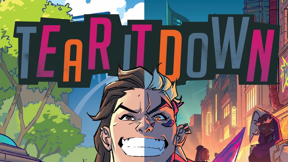 Hazard OW2 comic cover 'Tear it Down'