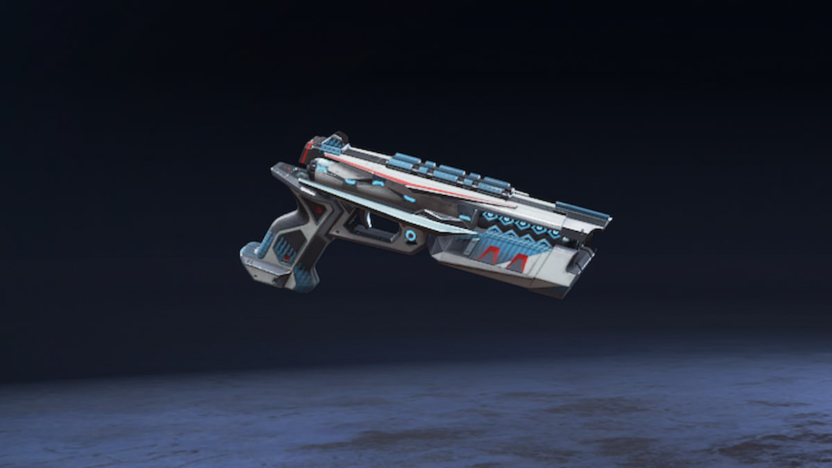 The Phase Crusher skin for the Mozambique gun in Apex Legends.