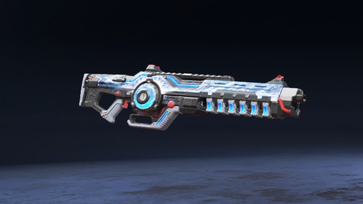 The Glacial Shatter skin for the Nemesis gin in Apex Legends.