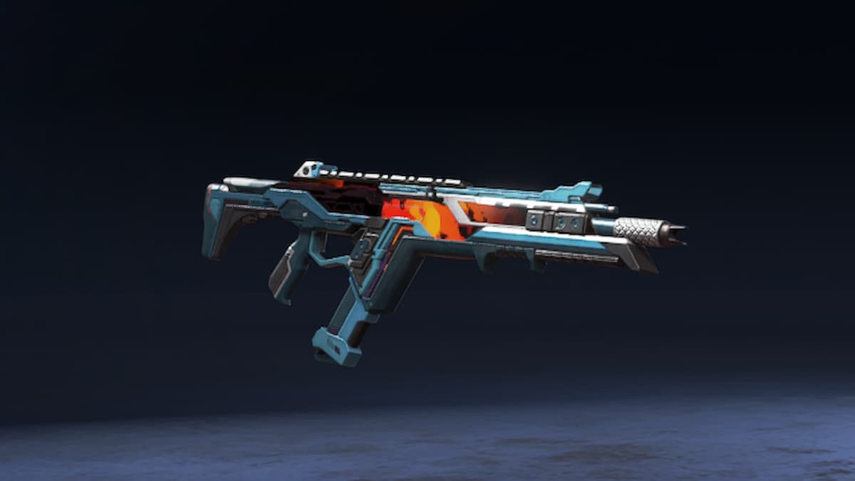 The Frostfire skin for the R-301 gun in Apex Legends.