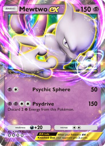 Mewtwo ex Pokémon TCG Pocket card.